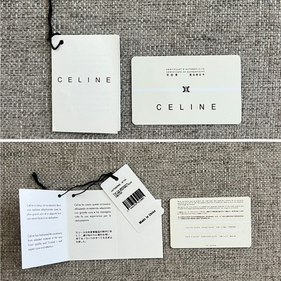 Celine Macadam Denim Kisslock Wallet - Picture 9 of 9